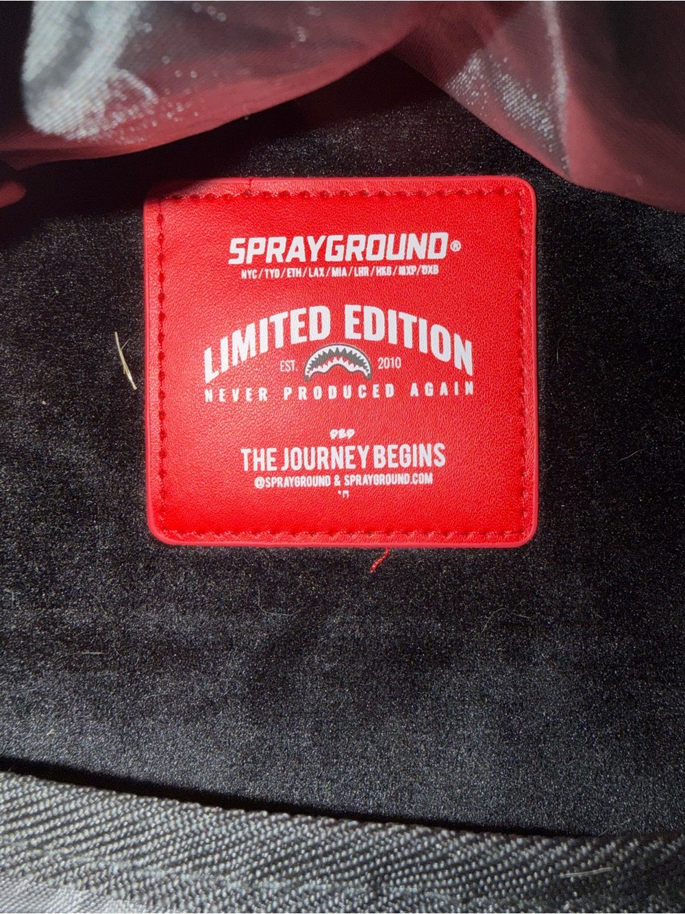 Sprayground Limited Edition Houston Rockets Backpack - Picture 5 of 6